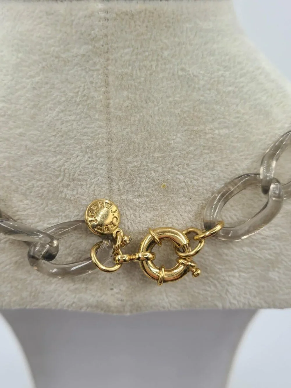 J Crew Gold Tone Knot Necklace NWOT